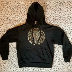 Graphic print sweater , L